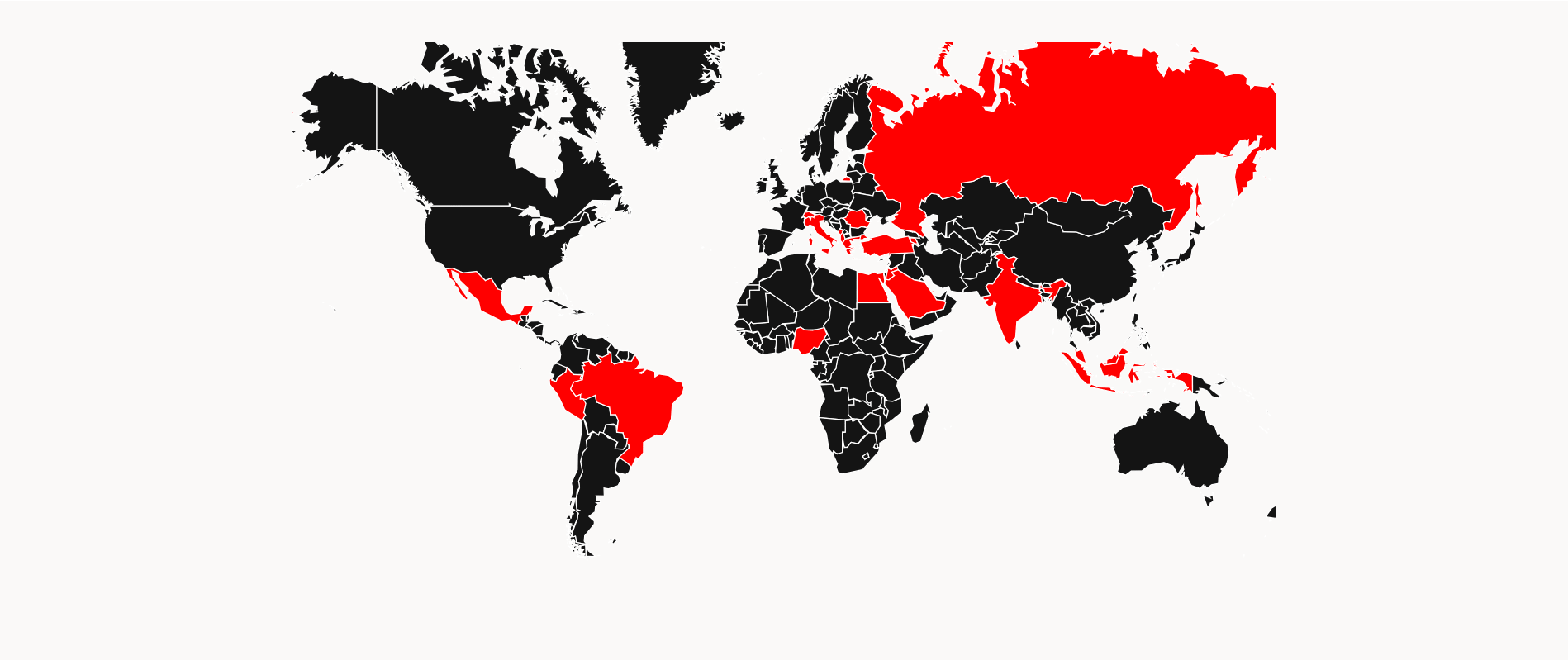 Burgo around the world map
